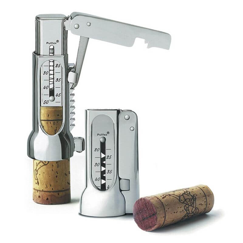 Sacacorchos Brucart Titan elegante y funcional, diseño único para abrir botellas de vino con estilo.
