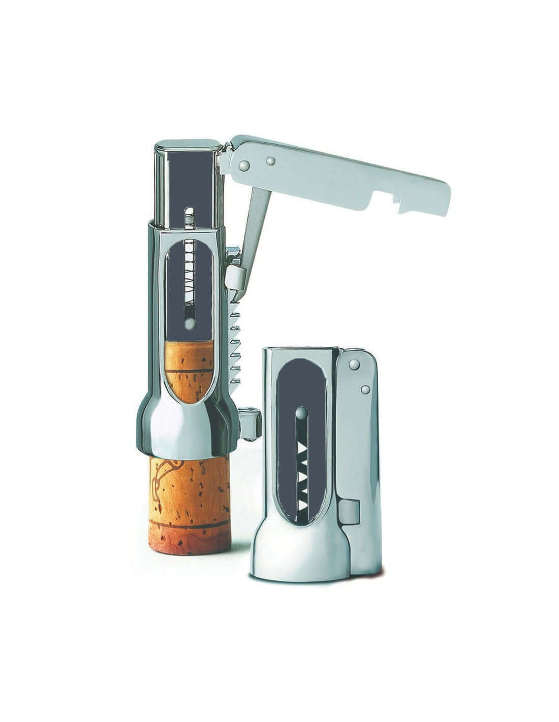 Sacacorchos EasyCorck Brucart, un sacacorchos contemporáneo con diseño sofisticado y mecanismo fácil de usar.